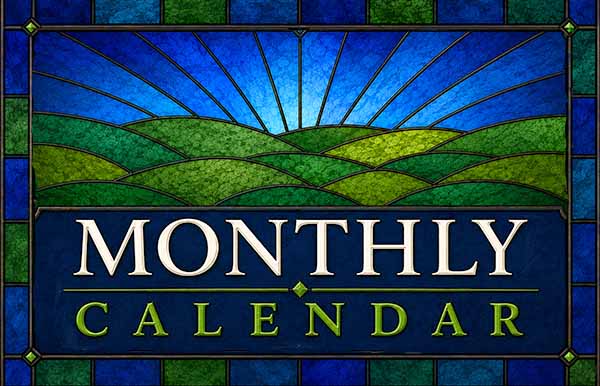 Mothly Calendar Icon Light